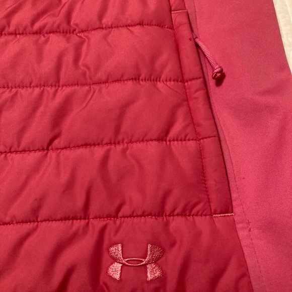 Women’s pink Size Medium UNDER ARMOUR UA Storm Primaloft Puffer Jacket. - Picture 8 of 11